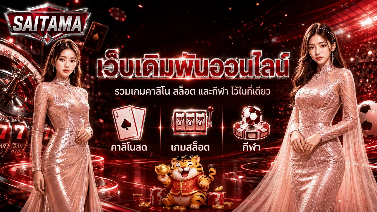 SAITAMA เว็บเดิมพันออนไลน์รวมคาสิโน สล็อต และกีฬา